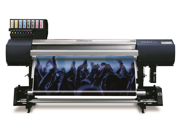Promo Eco-Lösemitteldrucker Roland SOLJET EJ-640 mit Aufwickelvorrichtung, max. Druckbreite max. 1615 mm