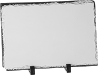 Schiefertafel, rechteckig 200 x 300 x 12 mm, semimatt
