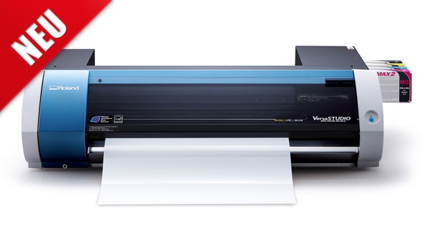 Eco-Lösemitteldrucker Roland Versa Studio BN-20A, max. Druckbreite 480 mm, CMYK