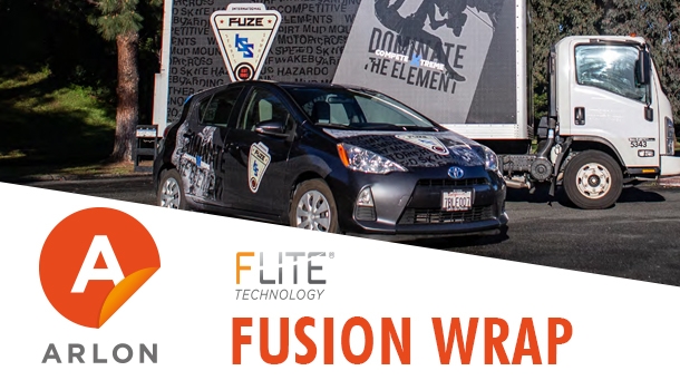 Arlon Fusion Wrap, 60µ, 1,37 x 1 m, Digitaldruckfolie mit Flite-Technology