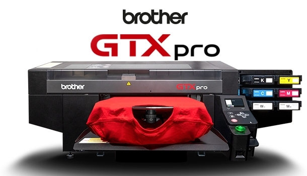 Textildrucker Brother GTX-423 Pro, Digital-Direktdrucker (DTG) für helle und dunkle Textilien