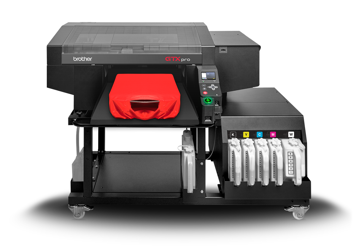 Textildrucker Brother GTX-424 Pro Bulk, Digital-Direktdrucker (DTG) für helle und dunkle Textilien