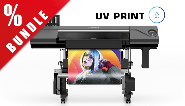 Promo UV Print und Cut Drucker Roland MG-300, Druck- /Schnittbreite max. 736 mm