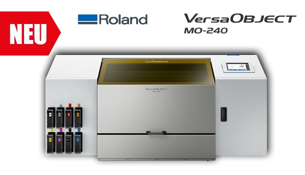 Roland VersaOBJECT MO-240 LED-UV-printer Maximum print area 610 mm x 458 mm
