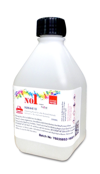 IVM No.1 Cleaning Fluid, 250 ml Flasche, für alle Roland/Mimaki Solvent u. Eco-Solvent Systeme