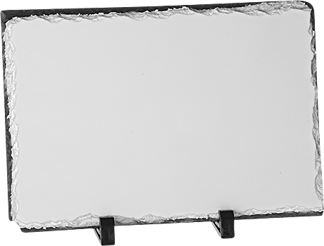 29X14CM Rechteck Sublimation Schieferplatte Bedruckbar Weiß Foto Hitze Presse 